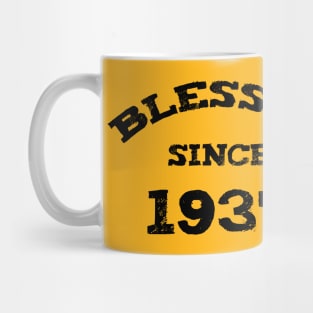 Blessed Since 1937 Cool Blessed Christian Birthday Mug